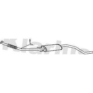 Klarius GM563A Exhaust Centre Box VAUXHALL CORSA 1.4I  2006-2009