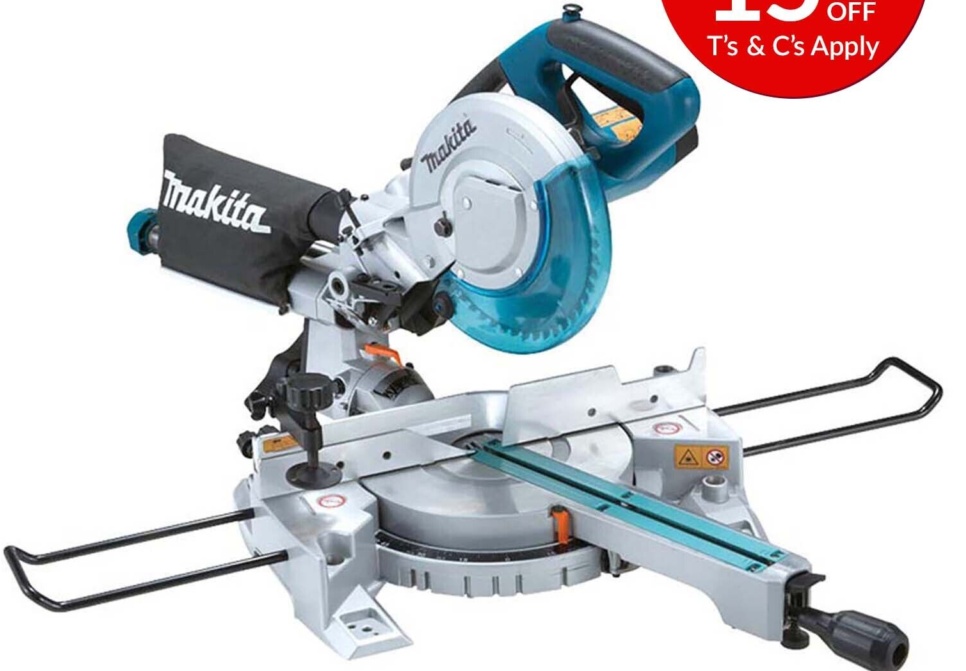 MAKITA LS0815FLN 110v Slide compound mitre saw 216mm