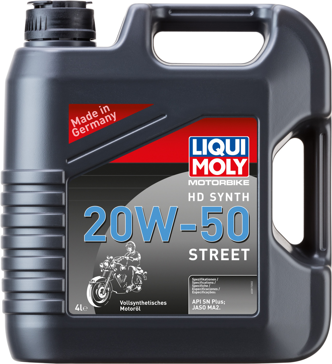 Liqui Moly Synthetic 4T 20W-50 HD V-Twin Engine Oil 4L For Motorcycle