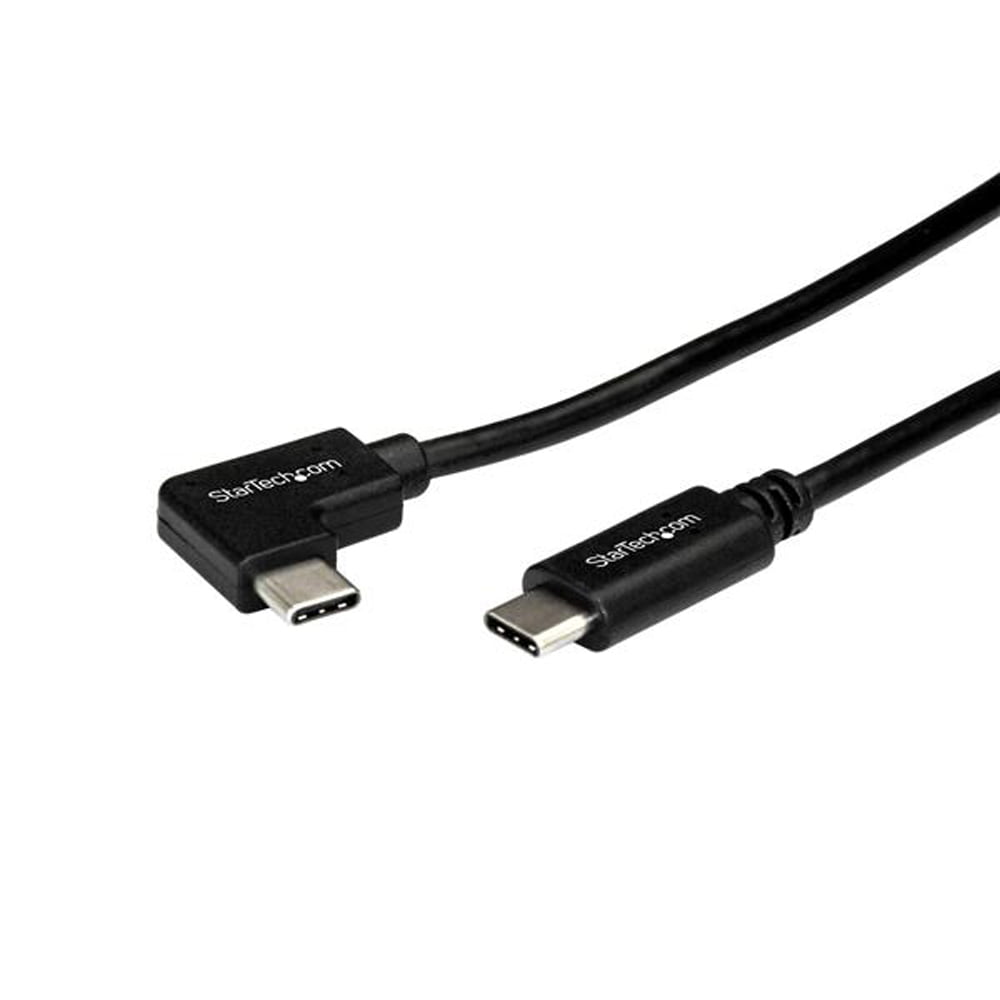 STARTECH - USB-C Male to Right Angle USB-C Male USB 2.0 Lead, 1m
