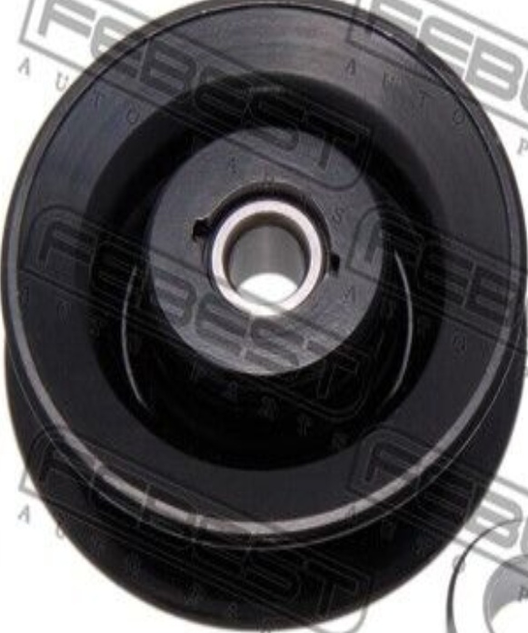 0487-V75 FEBEST Tensioner Pulley, V-ribbed belt for MITSUBISHI