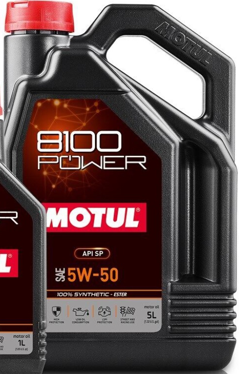 1 x 5 Litre - Motul 8100 Power 5W50 Synthetic High Performance Engine Oil - Image 10