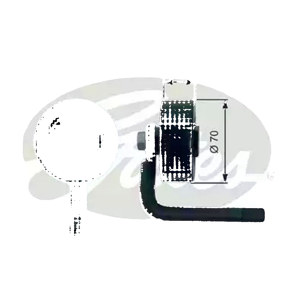 GATES T39201 Belt Tensioner, V-ribbed belt for BMW