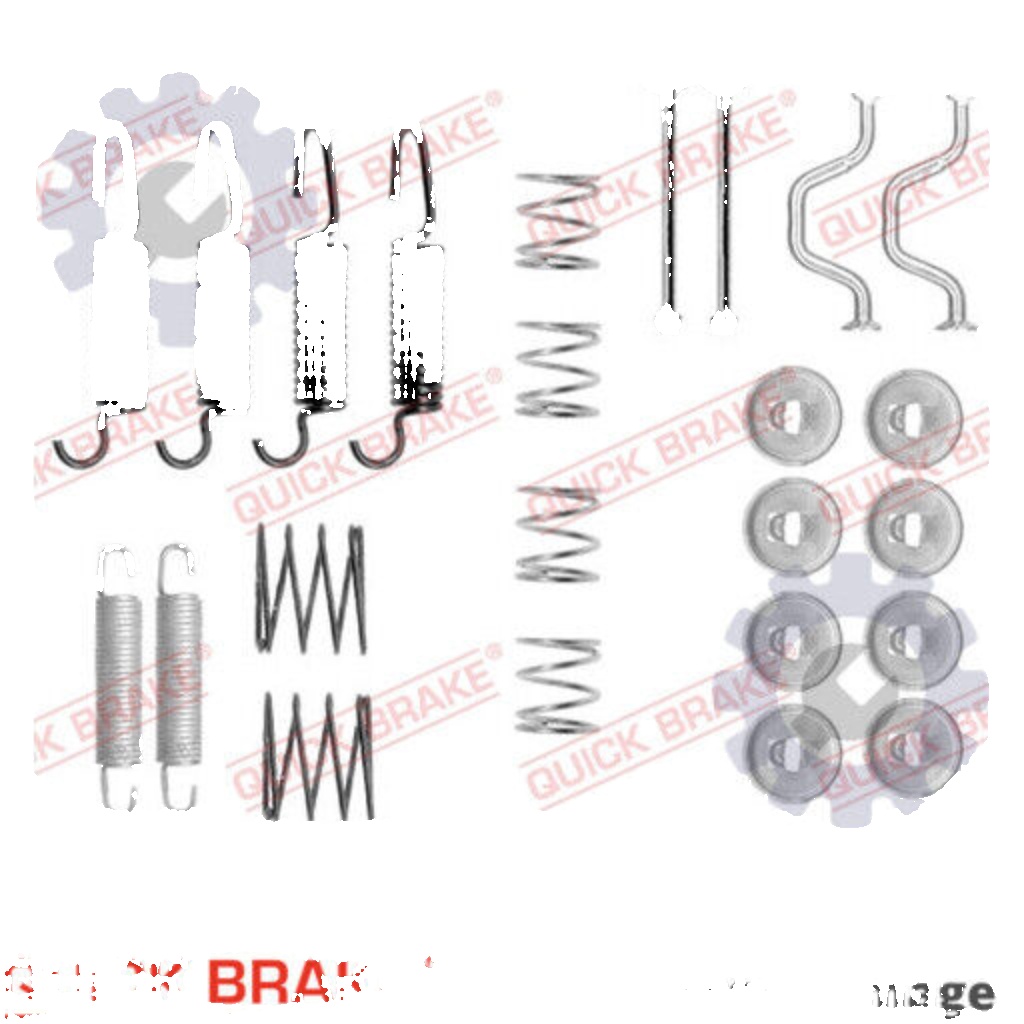 QUICK BRAKE 105-0816 Accessory Kit, parking brake shoes for LEXUS,TOYOTA
