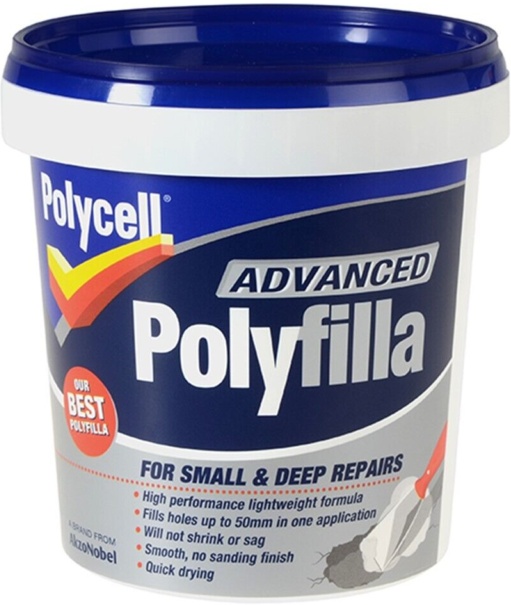 Polycell 5085022 Polyfilla Advance All In One Tub 600Ml - Image 7
