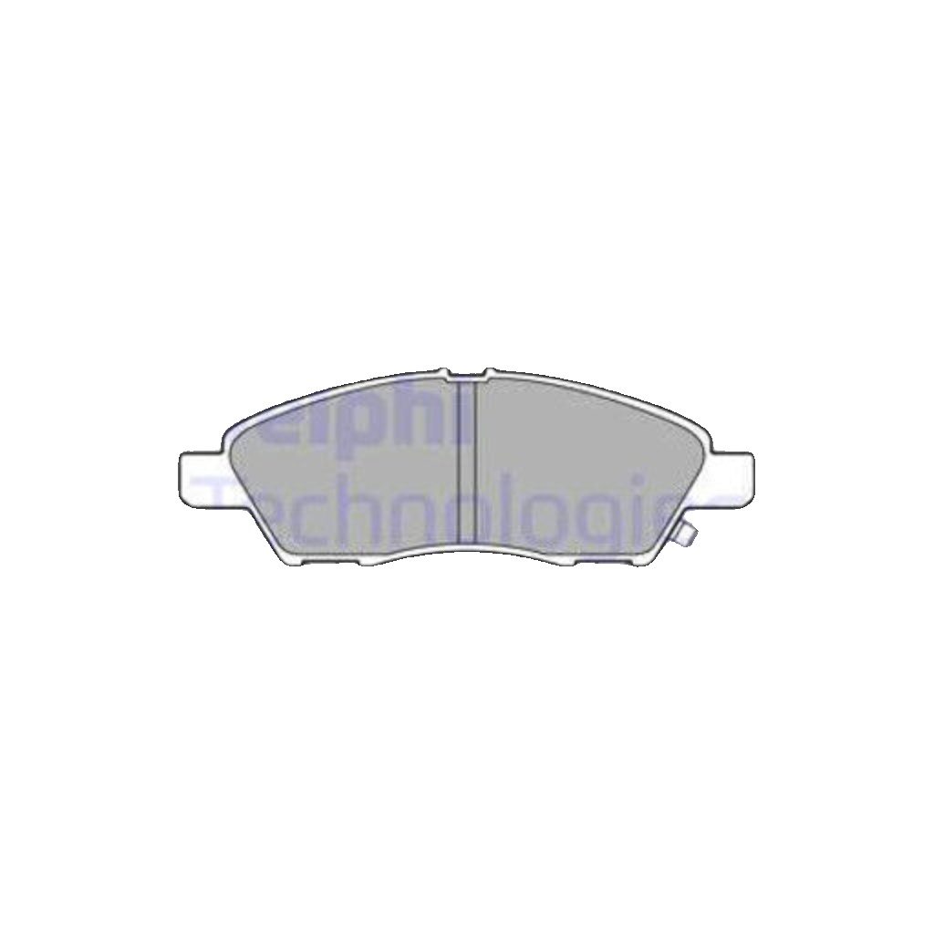 LP3170 DELPHI Brake Pad Set, disc brake for CHERY,NISSAN,NISSAN (DFAC),VENUCIA