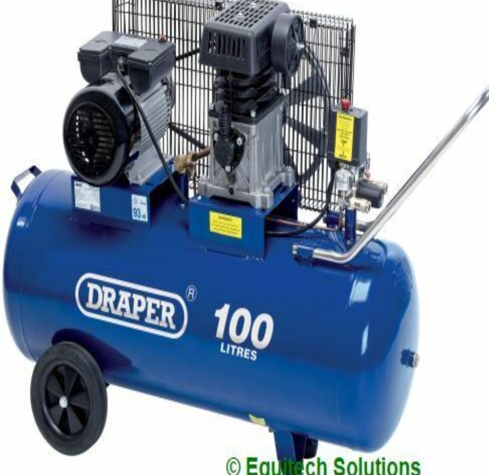 Draper 31254 100L Belt-Driven Air Compressor 22kW/3hp