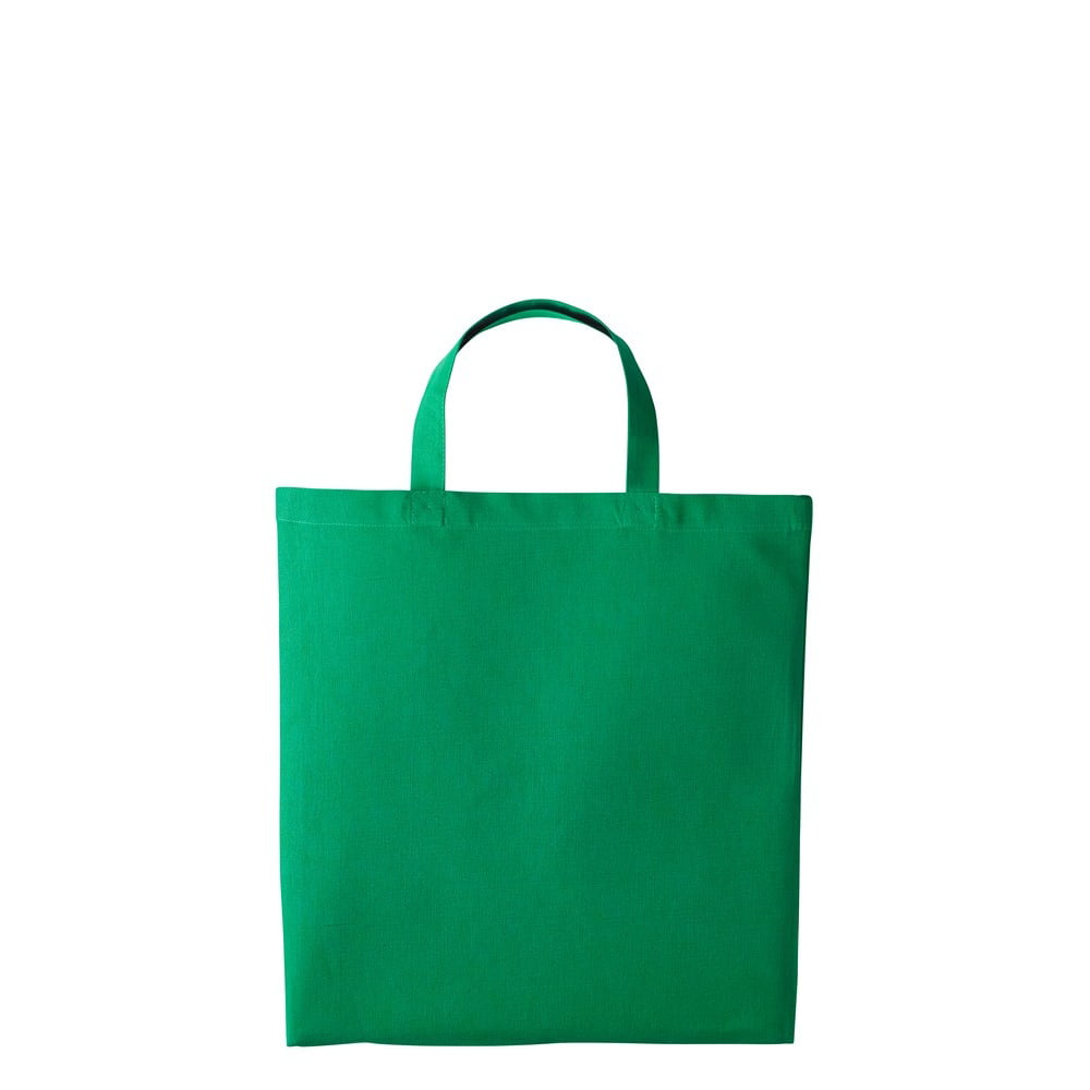 Nutshell Green (One Size, Kelly ) Cotton Short Handle Shopper