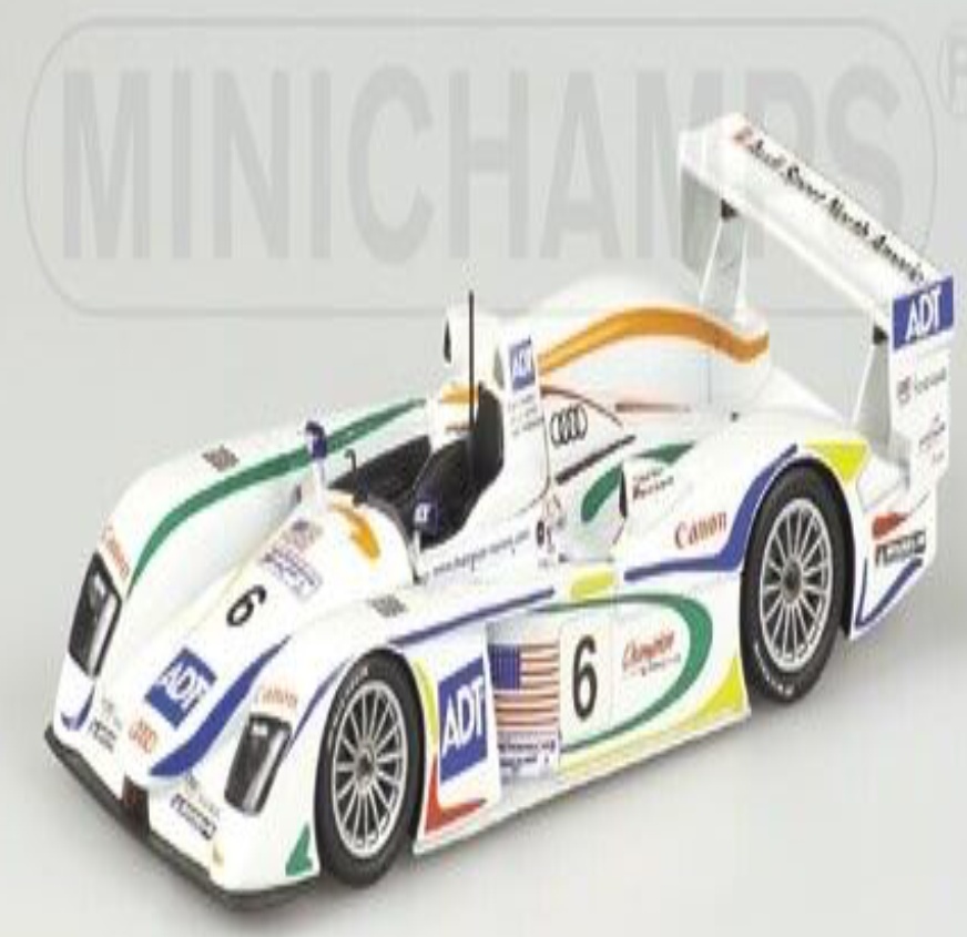 Minichamps 1:43 AUDI R8 3RD PLACE 24H LE MANS 2003 PIRRO - 400031306