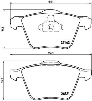 ✅Fits BREMBO P 24 077 Brake Pad Set, disc brake P 24 077 Brake pads ⭐UK Seller⭐ - Image 50