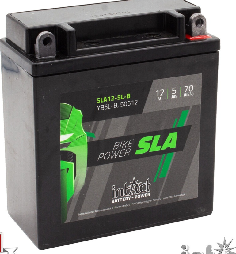 BATTERY FOR HONDA C90 CUB C70 C100 SLA SEALED BATTERY INTACT POWER YB5LB CB5LB