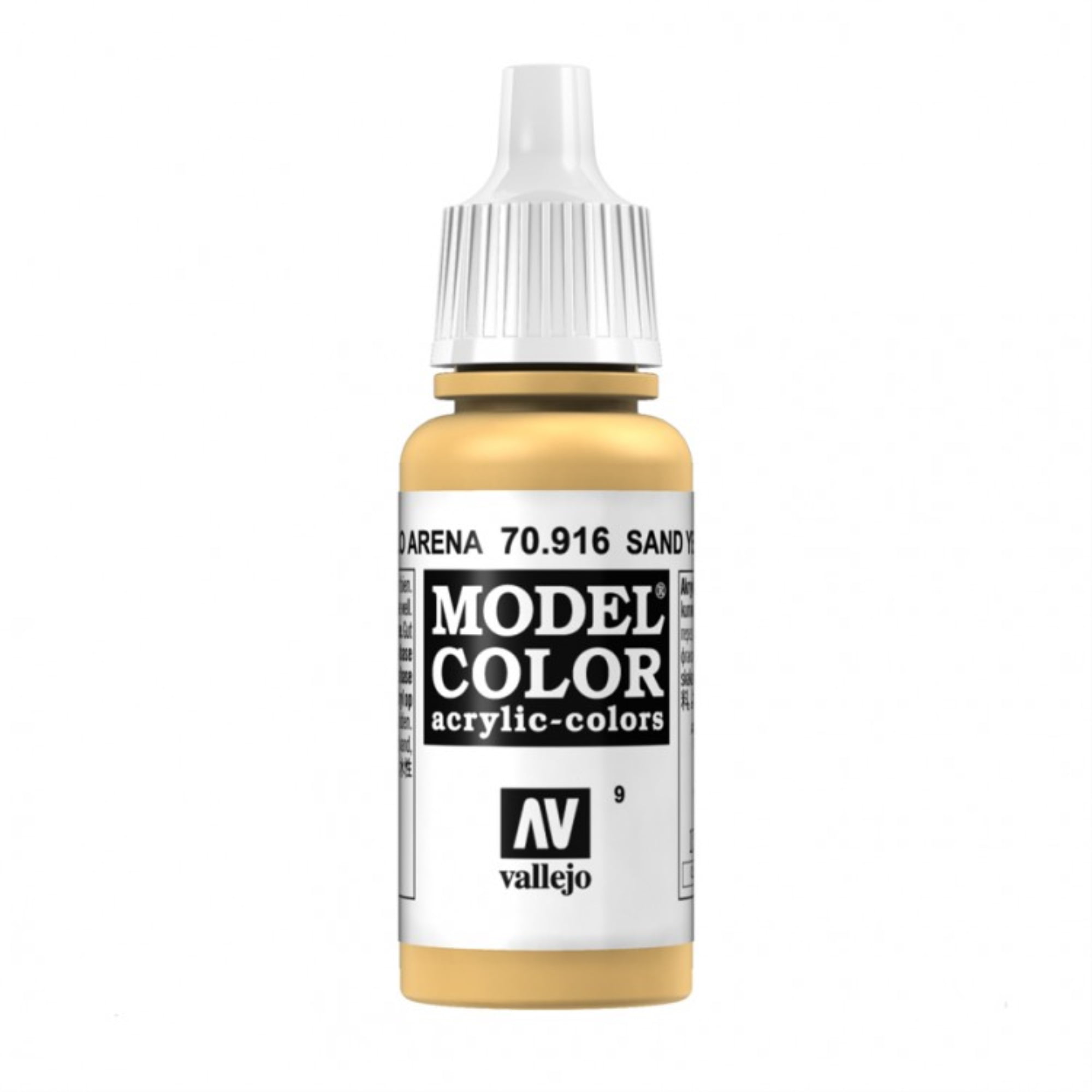 Vallejo Model Color 17ml - Sand Yellow - 70.916 - Image 4