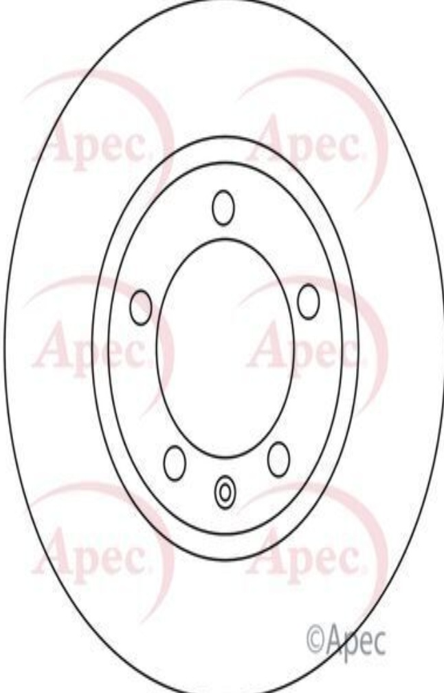 Brake Disc APEC DSK3073 Fits Chevrolet Opel Vauxhall Mokka / Mokka X Mokka X