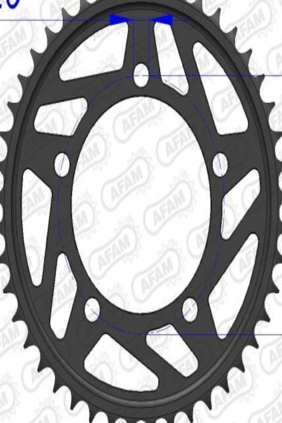 Free Shipping Corona Afam Aluminum 165801-Step 520 For Motorcycle Parts