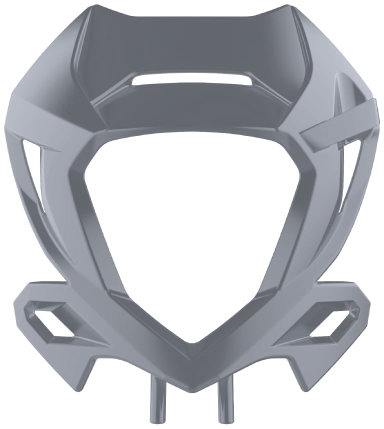 Mask POLISPORT beta RR 2t/4t 2020 Tuberose Grey for Moto Spares Accessories