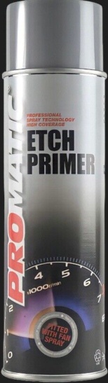 Promatic Grey Etch Primer  Spray Paint Aerosol Lacquer 500ml X4