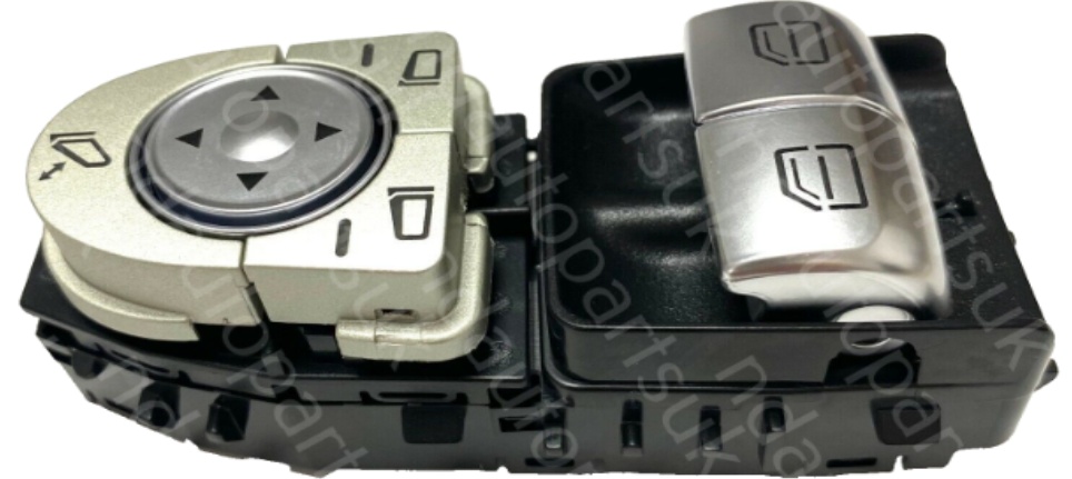 Window lift switch Left Front chrome/black EWS-ME-047 NTY for MERCEDES-BENZ