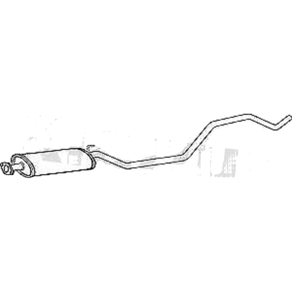Klarius GM707L Exhaust Centre Silencer Box VAUXHALL INSIGNIA   1.8   2008-2017