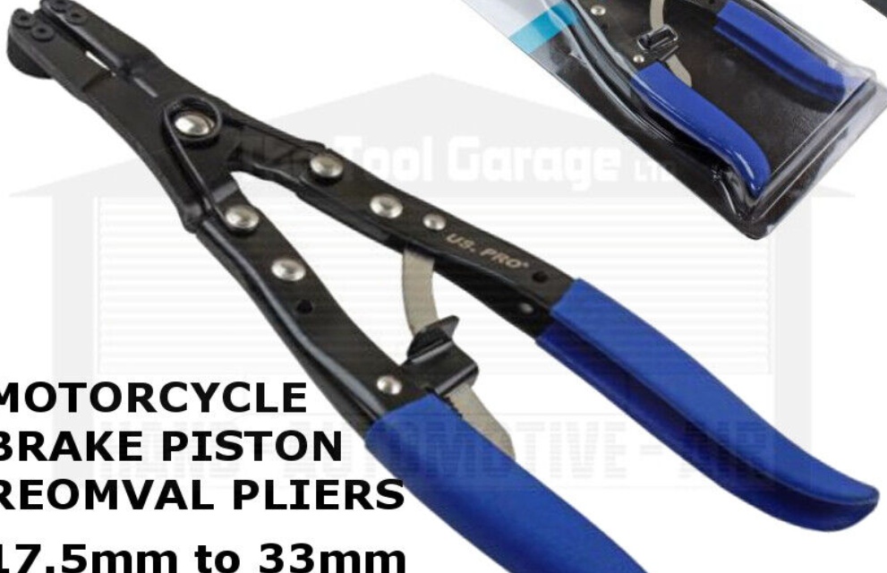 US PRO Tools Motorcycle, Motorbike Brake Piston Removal Pliers, 17.5mm-33mm 6816