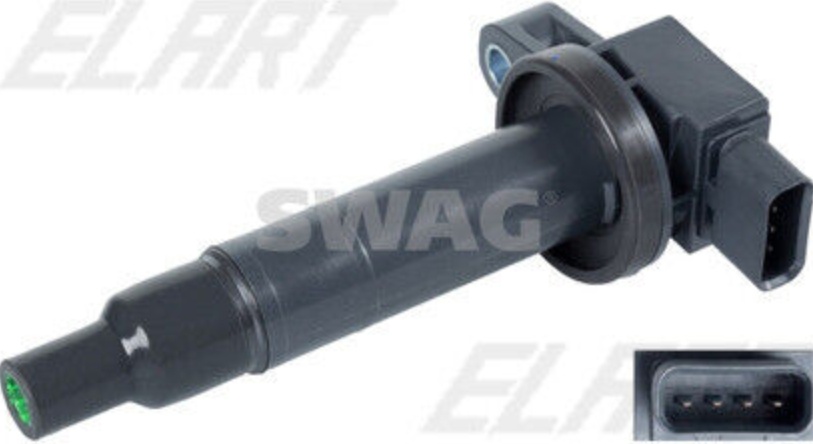 SWAG 81 92 8658 Ignition Coil for SCION,TOYOTA,TOYOTA (FAW),TOYOTA (GAC)