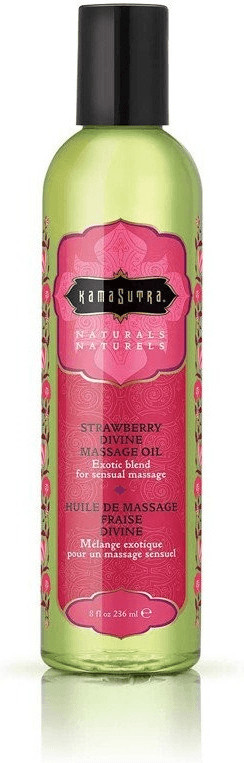 Kamasutra Cosmetics Kamasutra - Naturals Divine Strawberry Massage Oil 236Ml