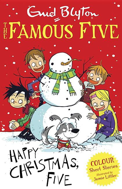 Famous Five Colour Short Stories Happy Christmas Five by Enid Blyton PAPERBACK - Image 6