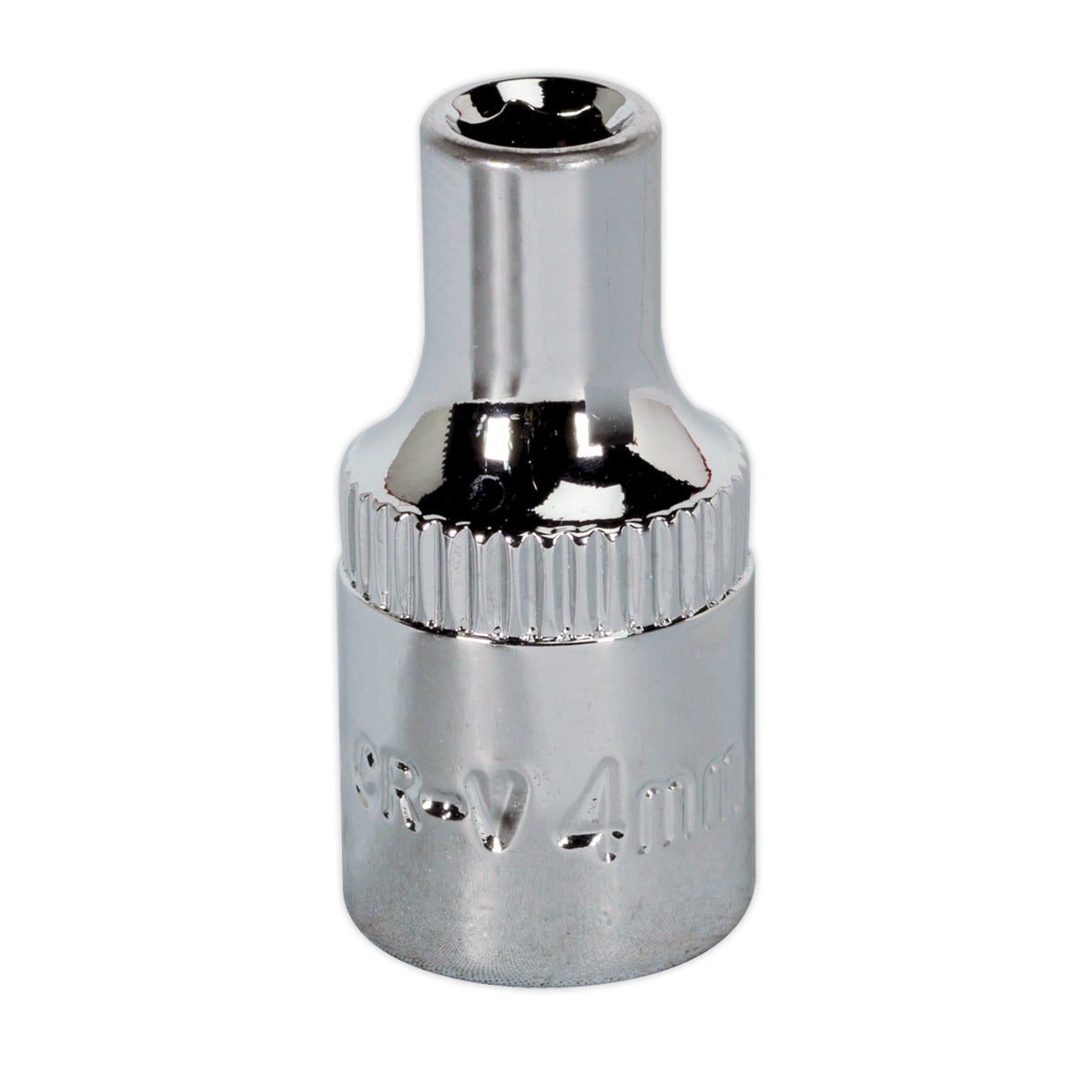 Sealey SP1404 Premier Fully Polished Socket 1/4""Sq Drive 4mm