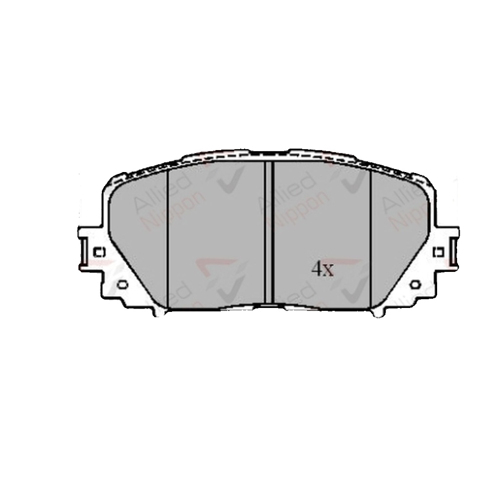 Brake Pads Set Front ADB01767 Allied Nippon 04465B1360 04465-0D130 04465-52240