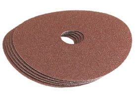 Draper 58617 Aluminium Oxide Sanding Disc 115mm 60 Grit (Pack of 5)
