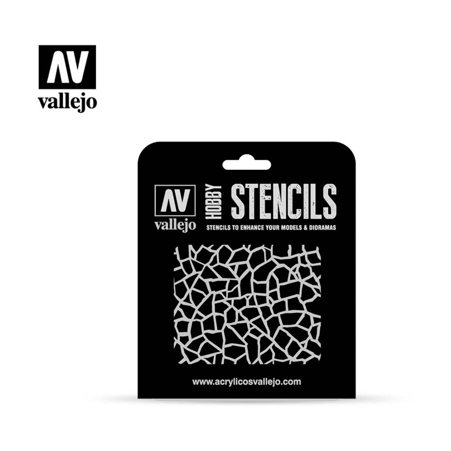 VALST-CAM003 - AV Vallejo Stencils - 1:32 Giraffe Camo WWII
