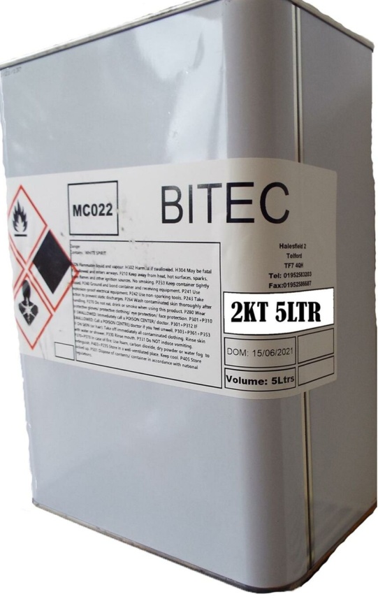 Universal 2k Thinners 5 litre For 2k Paints Lacquers and Primers 5 LTR
