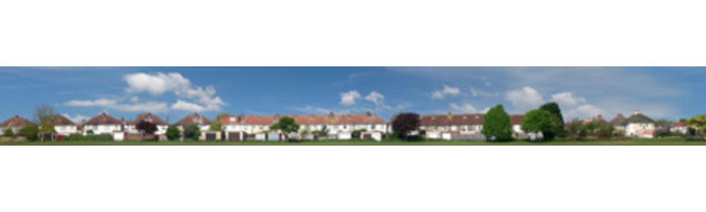Gaugemaster GM757 Small Housebacks Photo Backscene N Gauge