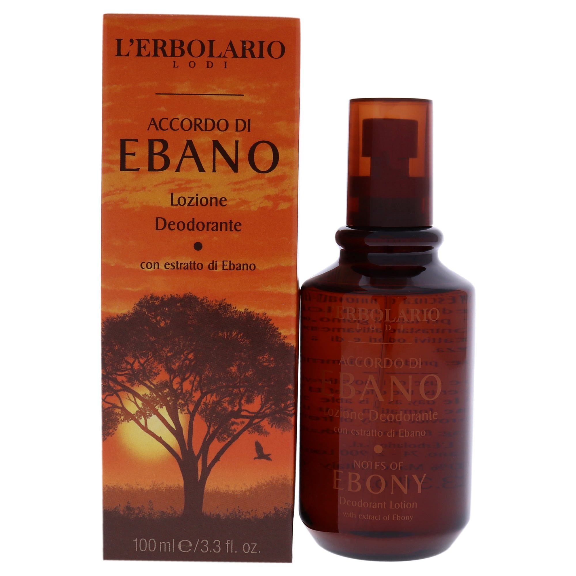 L'Erbolario Accordo Di Ebano Lozione Deodorante Con Estratto Di Ebano 100 ml