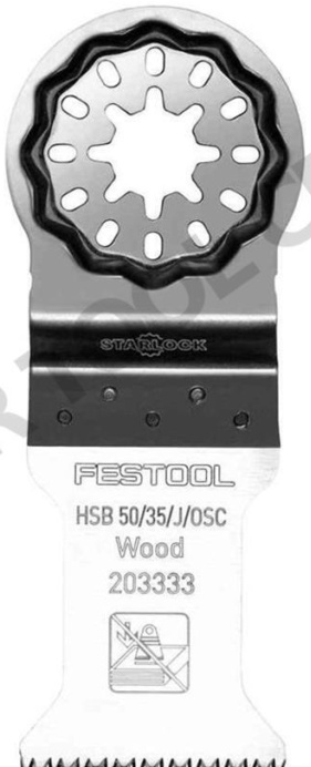 Festool 203333 Pack of 5 Oscillating Multi Tool Saw Blade HSB 50/35/J/OSC/5