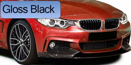 FOR BMW F32 F33 F36 4 SERIES BODY KIT SPLITTER FRONT REAR DIFFUSER GLOSS BLACK