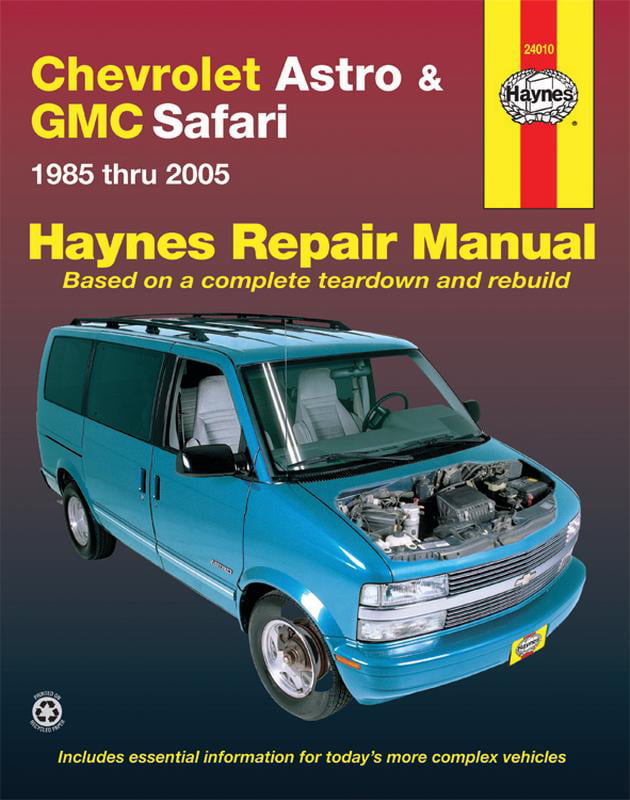 Chevrolet Astro and GMC Safari (1985–2005) Hayne – 1985–0 Haynes Paperback