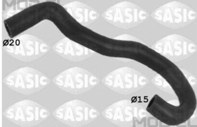 Inlet SASIC 3406367 Radiator Hose for OPEL