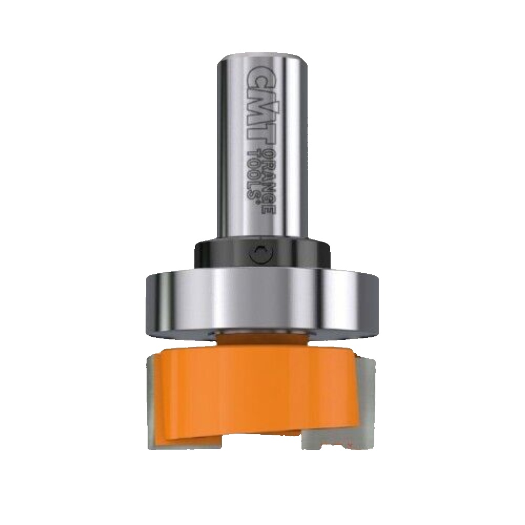 CMT Mortising Router Bit with Top Bearing - 31.75 dia x 12.7mm cut x 1/2 shank