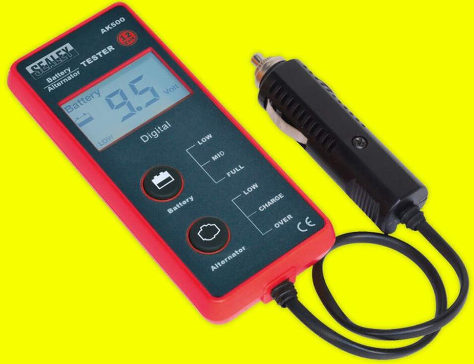 Sealey AK500 Car Van Battery & Alternator Tester 12V 12 VOLT - LCD Screen