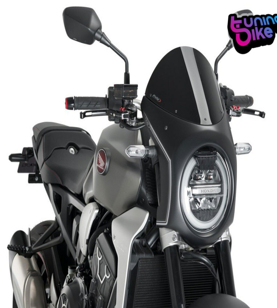 PUIG WINDSHIELD BLACK 3133N HONDA CB 1000 R NEO SPORTS CAFE 2018 / 2019