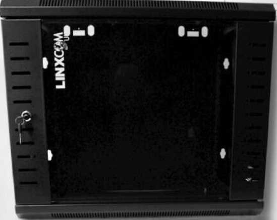 6U Server Rack Network Cabinet 19 inch 600x300mm Assembled Black