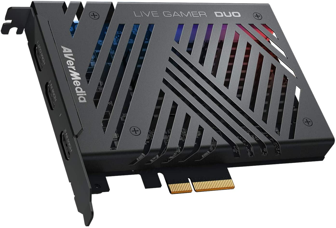 Avermedia Live Gamer Duo. Dual Hdmi 1080P Pcie Video Capture Card Stream With 4K60 Hdr And Fhd 240Fps Pass-Through Work With Dslr Xbox Se 795522966582