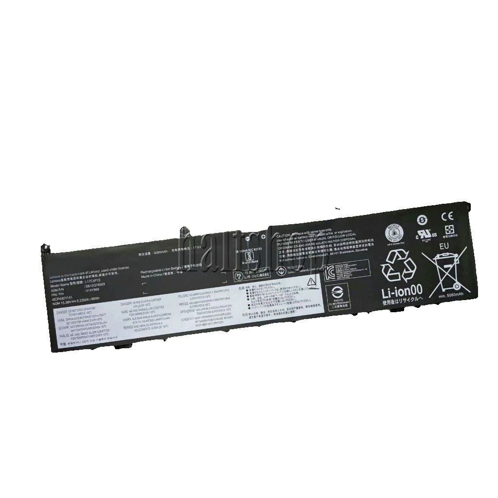 L17C4P72 L17M4P72 battery for Lenovo ThinkPad X1 Extreme 1st Gen/2nd Gen