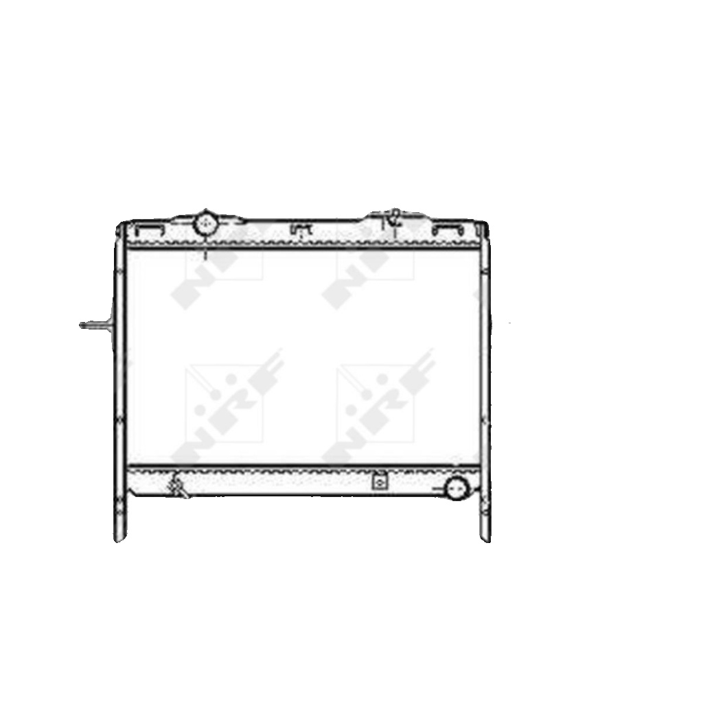 NRF 53370 Radiator, engine cooling for KIA