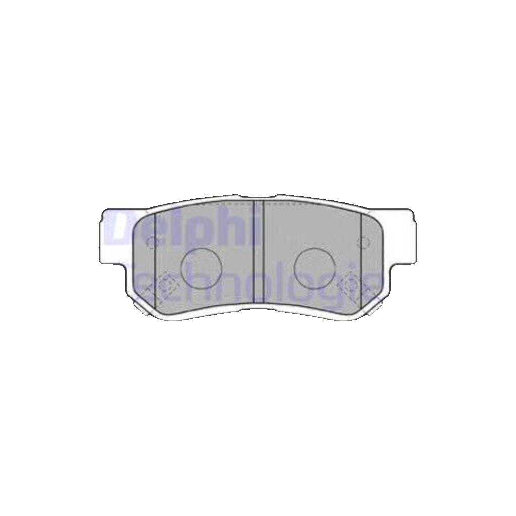 Für DELPHI LOCKHEED HAMULCE LP1539 BRAKE PAD AXLE SET Hyundai
