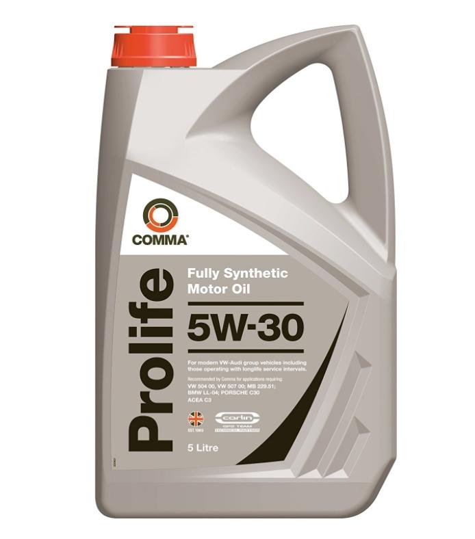 Comma Prolife 5W-30 Fully Synthetic Motor Oil ACEA C3 5L - PRO5L