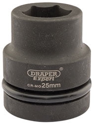 Draper 25MM IMPACT SOCKET 1DR 05106 HI-TORQÂ® Metric Impact Sockets, 1"" Sq. Dr.