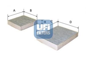 UFI Cabin Filter 5416400 - Image 4