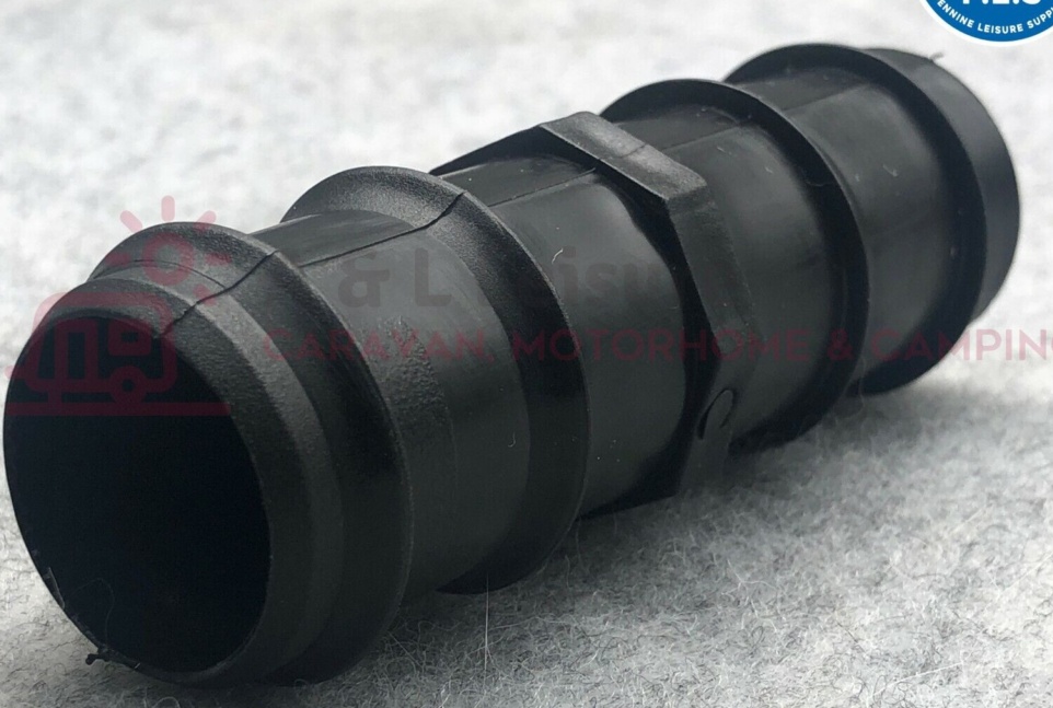 Straight Waste Pipe / Hose Connector 28.5mm Convoluted - Motorhome Caravan
