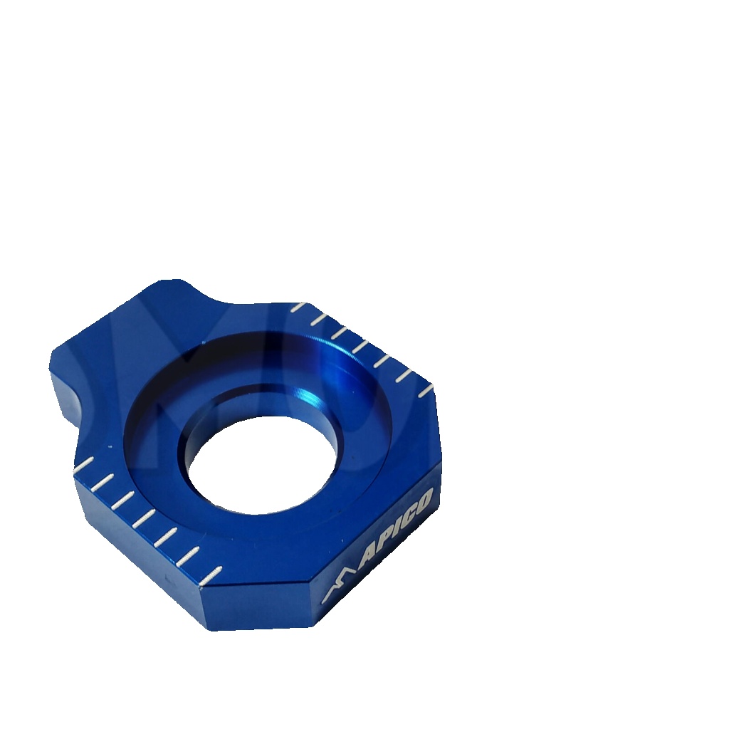 Husqvarna Axle Blocks TE FE 125-501 14-23 Apico Rear Spindle Adjusters CNC Blue